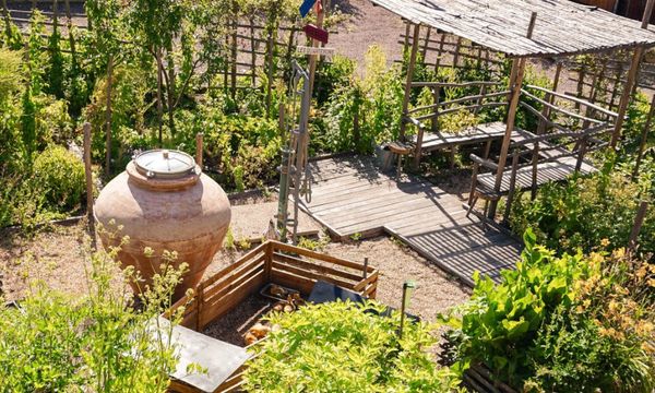 Jeu au jardin sensoriel : De la Terre au ciel !-photo